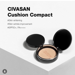 CIVASAN CUSHION COMPACT (LIMITED EDITION)/ CUSHION MÀU DA TỰ NHIÊN, DƯỠNG TRẮNG DA SPF50+/PA+++