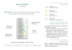 CODEAGE ADK VITAMINS / VIÊN UỐNG TĂNG CƯỜNG HỖ TRỢ CƠ THỂ HOẠT ĐỘNG KHỎE MẠNH