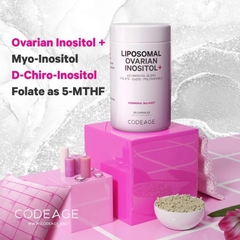 CODEAGE LIPOSOMAL OVARIAN INOSITOL / VIÊN UỐNG BỔ SUNG CHO PHỤ NỮ ĐƯỢC ĐIỀU CHẾ GIÚP HỖ TRỢ SỨC KHỎE BUỒNG TRỨNG VÀ CÂN BẰNG NỘI TIẾT