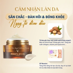 AMPLEUR LUXURY DE-AGE LIFTING CREAM V / KEM DƯỠNG CHỐNG LÃO HÓA, NÂNG CƠ