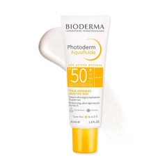 PHOTODERM MAX AQUAFLUIDE SPF 50+/CHỐNG NẮNG KHÔ THOÁNG GIẢM BÓNG NHỜN (UVA 24)