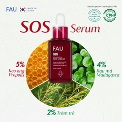 FAU Skin Solution SOS Serum – Tinh Chất Dịu Nhẹ Hỗ Trợ Phục Hồi Và Nuôi Dưỡng Làn Da Nhạy Cảm