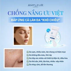 AMPLEUR W PROTECT UV BRIGHT+ / KEM CHỐNG NẮNG DÀNH CHO DA SẠM NÁM, TÀN NHANG, ĐỐM ĐỒI MỒI, THÂM DO MỤN
