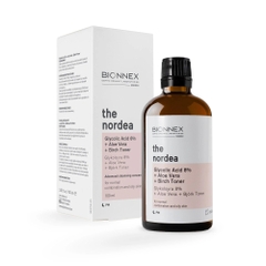 BIONNEX GLYCOLIC ACID 8% + ALOE VERA + BIRCH TONER / NƯỚC CÂN BẰNG LÀM SÁNG VÀ CĂNG BÓNG DÀNH CHO MỌI LOẠI DA