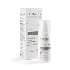 BIONNEX WHITENING CREAM SENSITIVE AREA / KEM DƯỠNG TRẮNG TRỊ THÂM VÙNG DA NHẠY CẢM