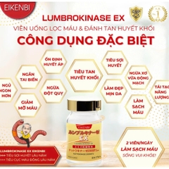 SET QUÀ SỨC KHOẺ TIM MẠCH TẶNG MẸ- EIKENBI LUMBROKINASE EX SKILL