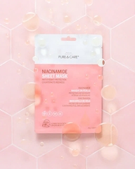 PURE & CARE NIACINAMIDE SHEET MASK / MẶT NẠ LÀM SÁNG VÀ CHỐNG OXY HÓA