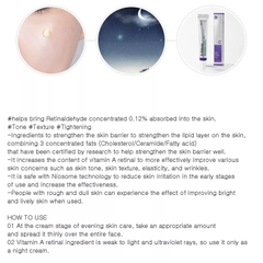 DR.DIFFERENT VITA A CREAM PH.D / KEM DƯỠNG CHỐNG LÃO HÓA, CẢI THIỆN NẾP NHĂN, GIẢM CHẠY XỆ (RETINAL 0.12%)