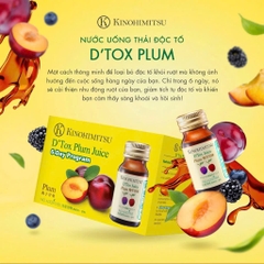 KINOHIMITSU D’TOX PLUM JUICE / NƯỚC UỐNG THẢI ĐỘC TĂNG CƯỜNG MIỄN DỊCH