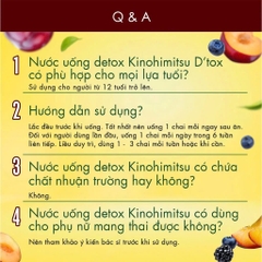 KINOHIMITSU D’TOX PLUM JUICE / NƯỚC UỐNG THẢI ĐỘC TĂNG CƯỜNG MIỄN DỊCH