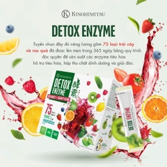KINOHIMITSU DETOX ENZYME / BỘT UỐNG THẢI ĐỘC, KIỂM SOÁT CÂN NẶNG