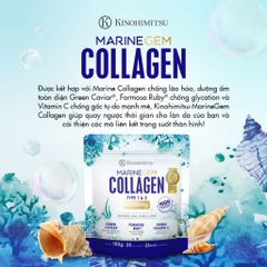 KINOHIMITSU MARINEGEM COLLAGEN 180G / BỘT UỐNG COLLAGEN KHỎE DA TÓC MÓNG, XƯƠNG KHỚP
