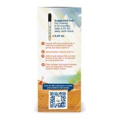NORDIC NATURALS BABY’S VITAMIN D3 LIQUID / VITAMIN D3 DẠNG LỎNG BỔ SUNG D3 CHO TRẺ SƠ SINH