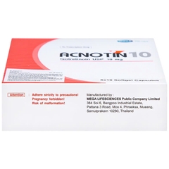 ACNOTIN 10 / THUỐC ĐIỀU TRỊ MỤN TRỨNG CÁ NẶNG 