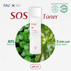 FAU SOS Toner 150ml – Nước Hoa Hồng Dịu Nhẹ, Hỗ Trợ Làm Dịu Và Phục Hồi Làn Da Nhạy Cảm