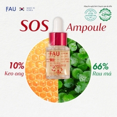 FAU SOS Ampoule – Tinh Chất Cô Đặc Hỗ Trợ Làm Dịu Và Phục Hồi Làn Da Nhạy Cảm