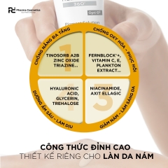 HELiOCARE 360° PIGMENT SOLUTION FLUID SPF50+ / KEM CHỐNG NẮNG NGĂN NGỪA VÀ KIỂM SOÁT TÌNH TRẠNG TĂNG SẮC TỐ VÀ ĐỐM NÂU