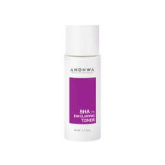 AHOHWA BHA 2% EXFOLIATING TONER / HỖ TRỢ TRỊ MỤN, LÀM SẠCH BÃ NHỜN, THU NHỎ LỖ CHÂN LÔNG 
