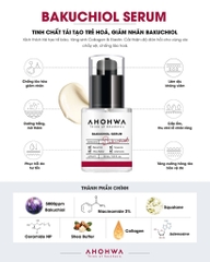 AHOHWA BAKUCHIOL SERUM / TINH CHẤT TÁI TẠO TRẺ HOÁ, GIẢM NHĂN 