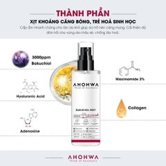 AHOHWA BAKUCHIOL MIST / XỊT KHOÁNG CĂNG BÓNG, TRẺ HOÁ SINH HỌC 