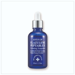 AHOHWA ELAZULENE PEPTABLUE CALMING AMPOULE / TINH CHẤT PHỤC HỒI, TRẺ HOÁ TẾ BÀO SINH HỌC 