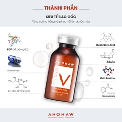 AHOHWA IONS V SOLUTION / TẾ BÀO GỐC THỰC VẬT PHỤC HỒI DA MỤN, DA NHẠY CẢM 