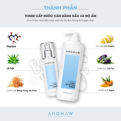 AHOHAW HYBIRD WATER FLUIDE TONER / TONER CÂN BẰNG DA, CẤP ẨM 