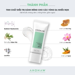 AHOHAW CONTROL CLEAR CREAM / KEM DƯỠNG ẨM, GIẢM MỤN TRỨNG CÁ 