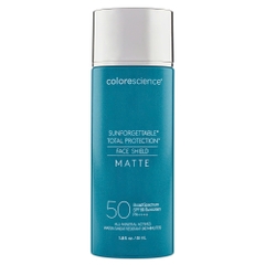 COLORESCIENCE SUNFORGETTABLE TOTAL PROTECTION FACE SHIELD MATTE SPF 50 / KEM CHỐNG NẮNG KIỀM DẦU 