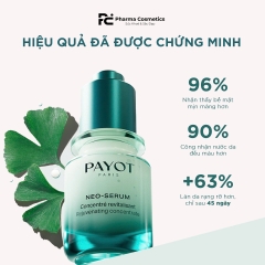 PAYOT NEO-SERUM / TINH CHẤT TÁI SINH NĂNG LƯỢNG LÀM SÁNG MỊN & TRẺ HOÁ DA