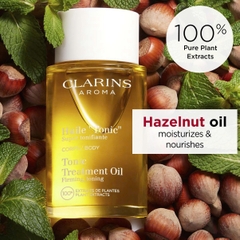 CLARINS TONIC BODY TREATMENT OIL: Dầu Dưỡng Thể Săn Chắc, Tăng Đàn Hồi & Ngăn Ngừa Rạn Da
