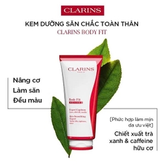 CLARINS BODY FIT EXPERT CAPTIONS: Kem Dưỡng Thon Gọn, Săn Chắc & Định Hình Vóc Dáng