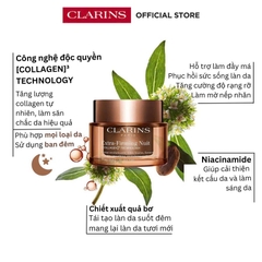 CLARINS EXTRA-FIRMING NIGHT CREAM: Kem Dưỡng Tái Tạo & Nâng Cơ Làn Da Khi Bạn Ngủ