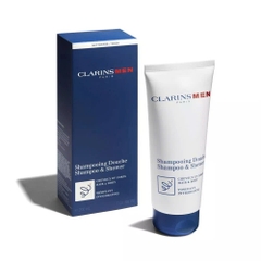 CLARINS CLARINSMEN SHAMPOO & SHOWER: Sữa Tắm Gội 2 Trong 1 Cho Nam Giới – Năng Lượng & Sảng Khoái