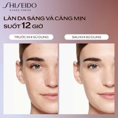 SHISEIDO REVITALESSENCE SKIN GLOW FOUNDATION: Kem Nền Dưỡng Da Căng Bóng, Cho Làn Da Sáng Khỏe Tự Nhiên