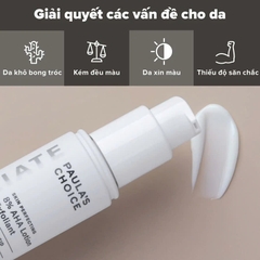 PAULA'S CHOICE SKIN PERFECTING 8% AHA LOTION EXFOLIANT: Tẩy Tế Bào Chết Hóa Học & Dưỡng Ẩm Chuyên Sâu Cho Da Khô