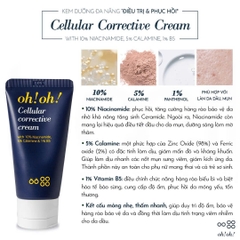 OH!OH! CELLULAR CORRECTIVE CREAM: Kem Dưỡng Phục Hồi Da Đa Năng, Cho Làn Da Khỏe Mạnh & Rạng Rỡ