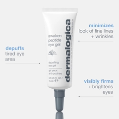 DERMALOGICA AWAKEN PEPTIDE EYE GEL: Gel Mắt Peptide - Giảm Bọng Mắt, Làm Săn Chắc & Dưỡng Ẩm