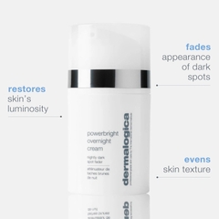 DERMALOGICA POWERBRIGHT OVERNIGHT CREAM: Kem Dưỡng Đêm - Dưỡng Sáng & Làm Mờ Đốm Nâu Khi Ngủ