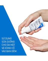 CERAVE FACIAL MOISTURISING LOTION PM: Sữa Dưỡng Ẩm Đêm Cho Làn Da Khỏe Mạnh & Mềm Mịn