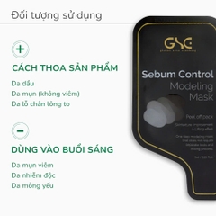 GSC SEBUM CONTROL MODELING MASK: Mặt Nạ Kiềm Dầu & Giảm Mụn, Se Khít Lỗ Chân Lông
