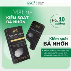 GSC SEBUM CONTROL MODELING MASK: Mặt Nạ Kiềm Dầu & Giảm Mụn, Se Khít Lỗ Chân Lông