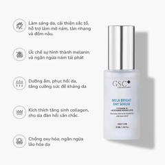GSC MELA BRIGHT DAY SERUM: Tinh Chất Ban Ngày - Dưỡng Sáng & Ngăn Nám Tái Phát Toàn Diện