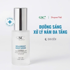 GSC MELA BRIGHT NIGHT SERUM: Tinh Chất Phục Hồi & Dưỡng Sáng, Mờ Nám Chuyên Sâu Ban Đêm