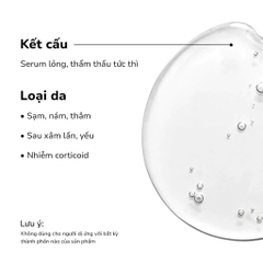 GSC MELA BRIGHT NIGHT SERUM: Tinh Chất Phục Hồi & Dưỡng Sáng, Mờ Nám Chuyên Sâu Ban Đêm