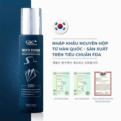 GSC MEN'S TONER: Xịt Khoáng Dưỡng Ẩm, Giảm Mụn & Bảo Vệ Da Chuyên Biệt Cho Nam Giới