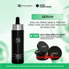 RVB LAB PEEL&BRIGHT TRI ACID MICROPEELING CONCENTRATO: Serum Peel Da Trắng Sáng & Trẻ Hóa - Công Thức Đa Axit Cho Mọi Vùng Da Nhạy Cảm