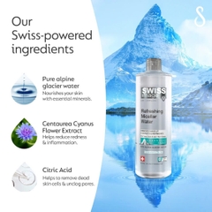 Swiss Image Refreshing Micellar Water – Nước Tẩy Trang Sạch Sâu & Cấp Ẩm Cho Da Dầu Mụn
