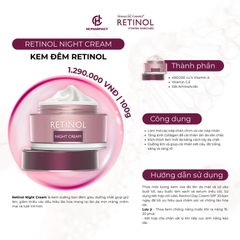 HCPHARMACY RETINOL NIGHT CREAM / KEM DƯỠNG ĐÊM RETINOL 