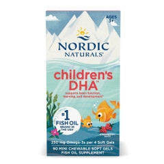 Nordic Naturals Children's DHA – Giải Pháp Vàng Phát Triển Trí Não & Thị Lực Cho Trẻ